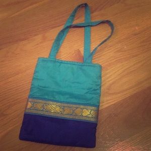 Blue purse